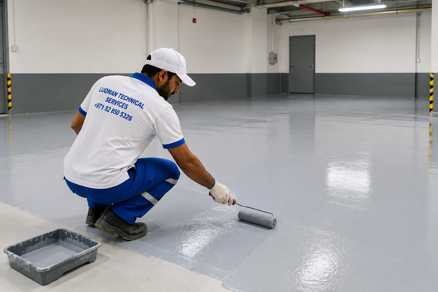 epoxy floor painting