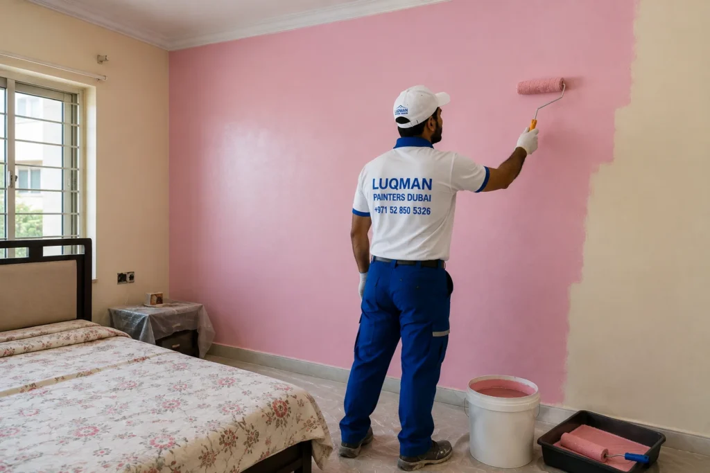 exterior wall painting Dubai
