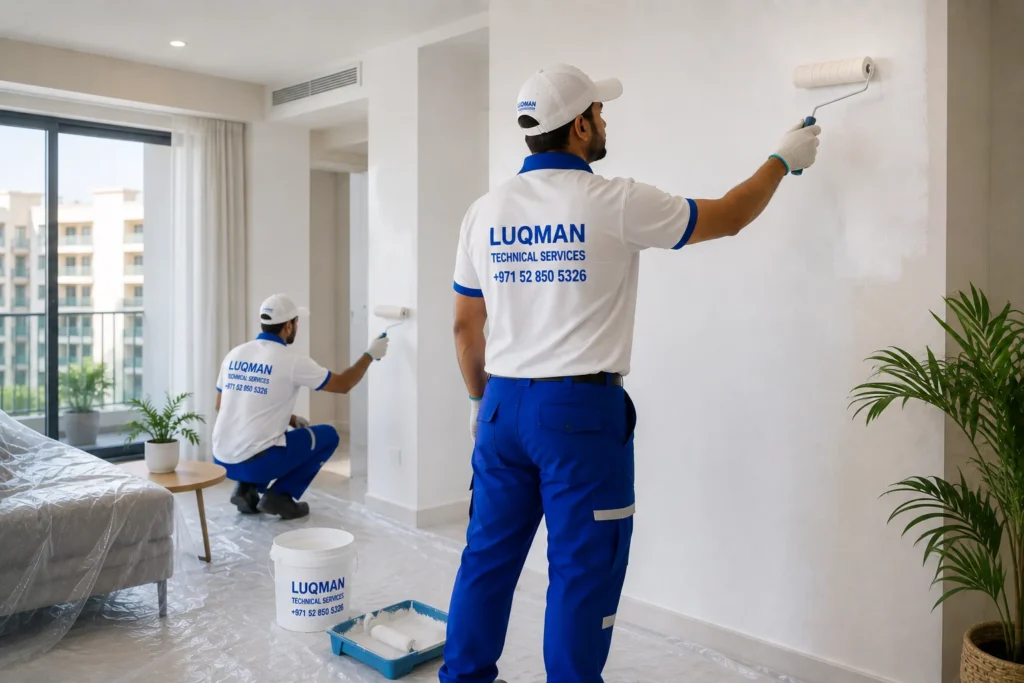 eco-friendly apartment painting Dubai