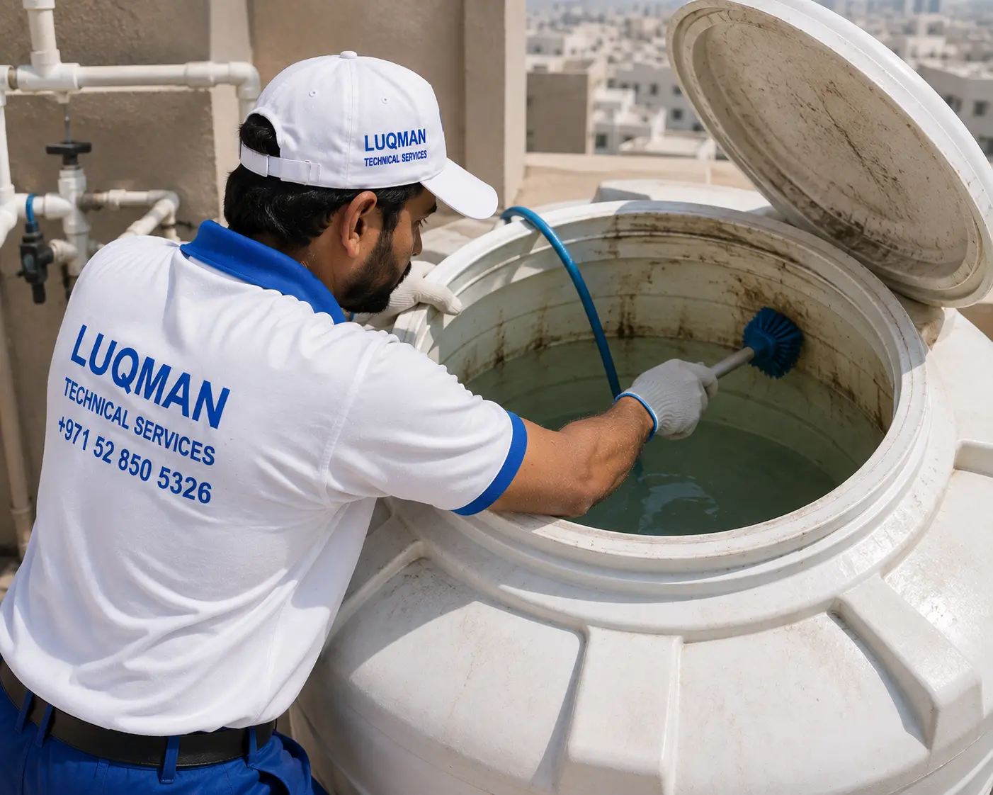 water tank cleaning services in dubai