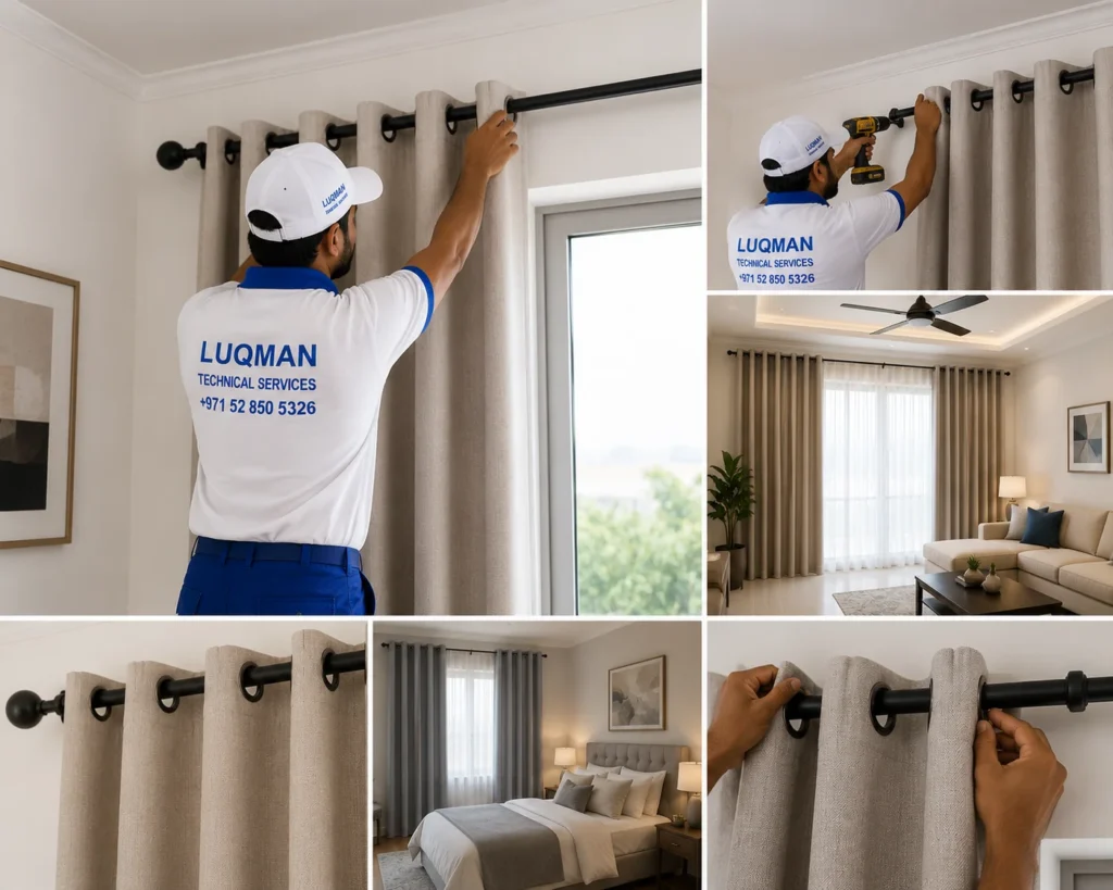 Affordable Curtain Installation & Repair Company in Dubai