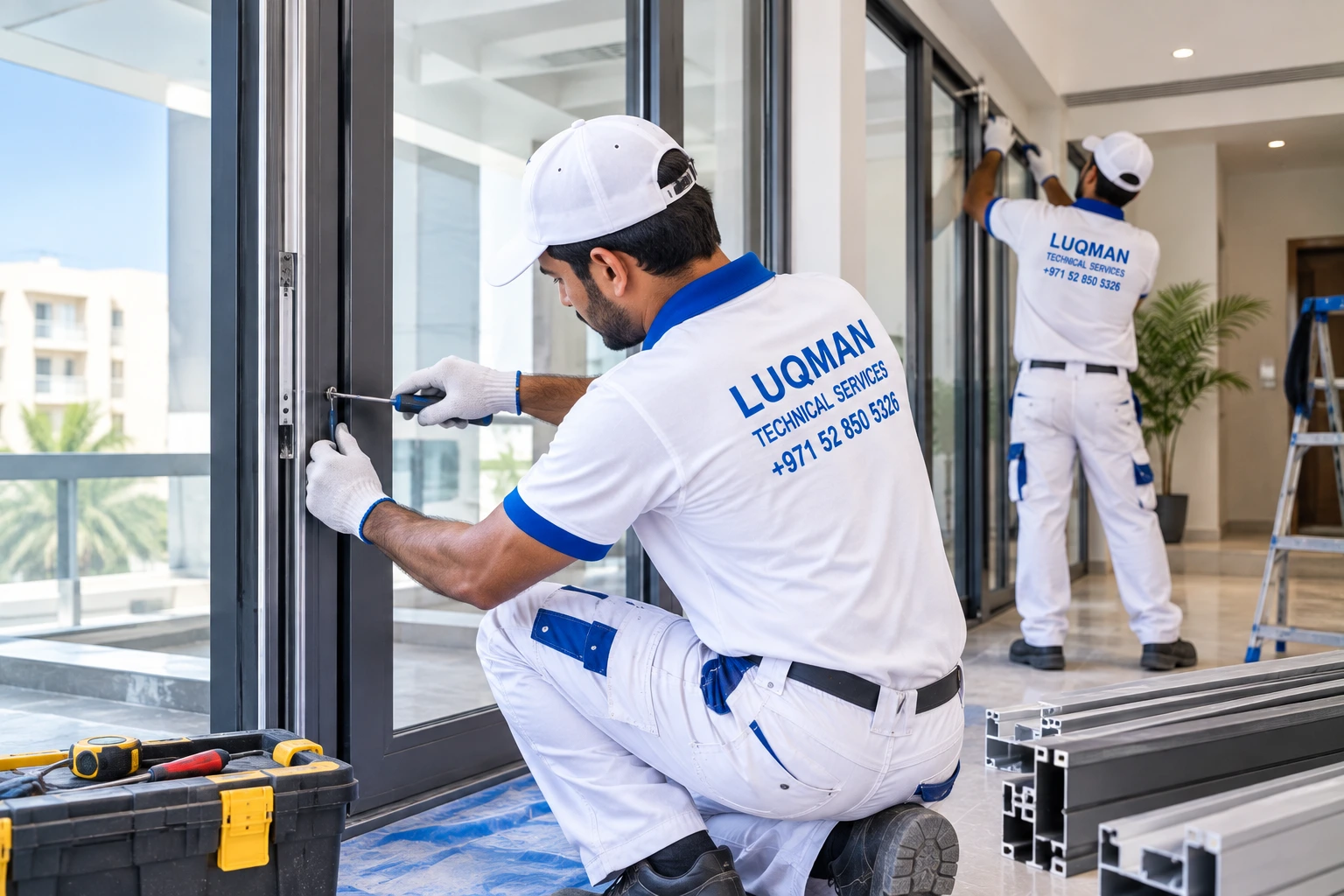 aluminium work
