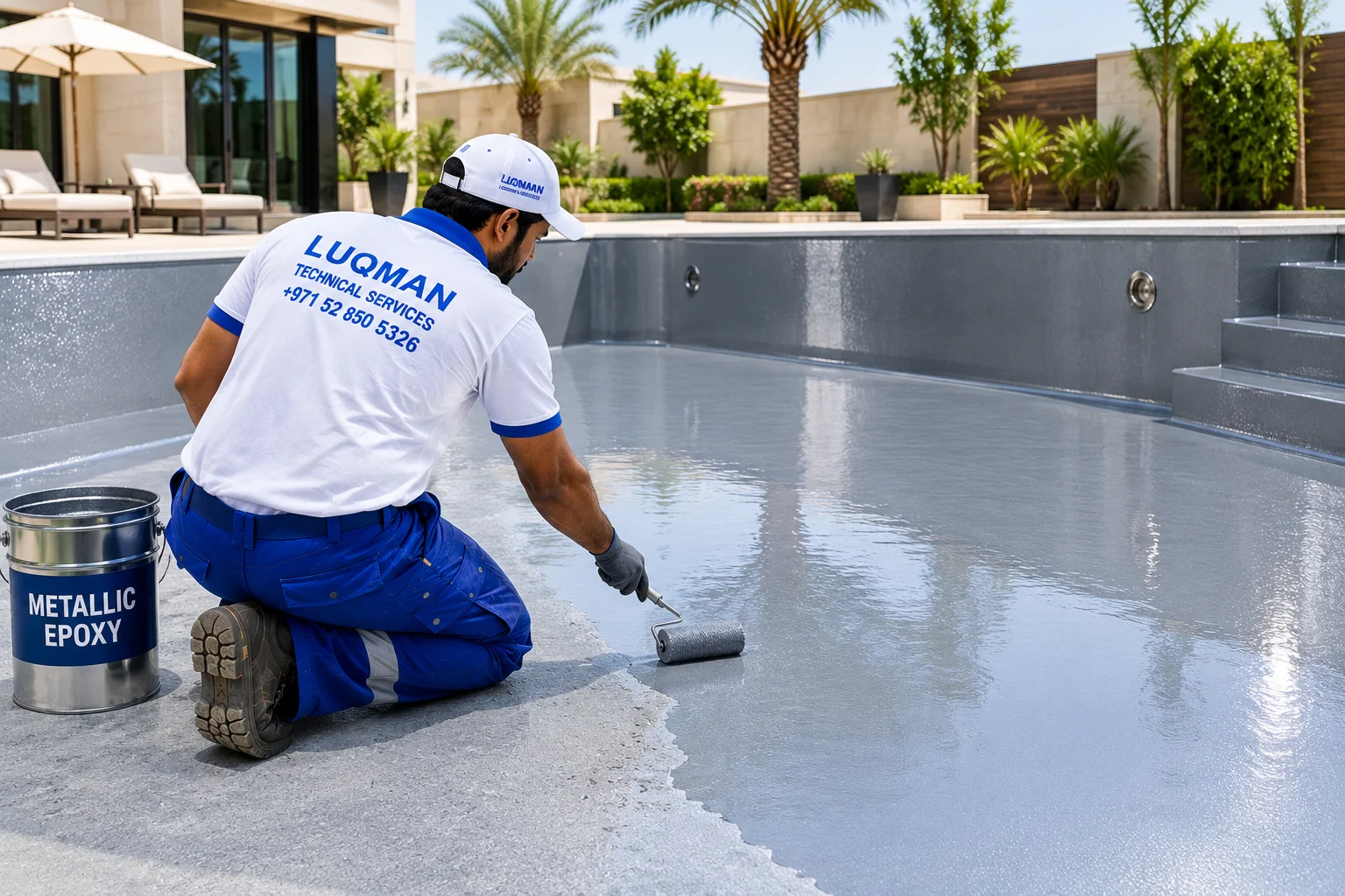 metallic epoxy