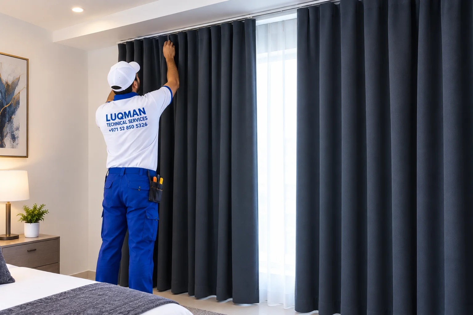 curtain fitting Dubai