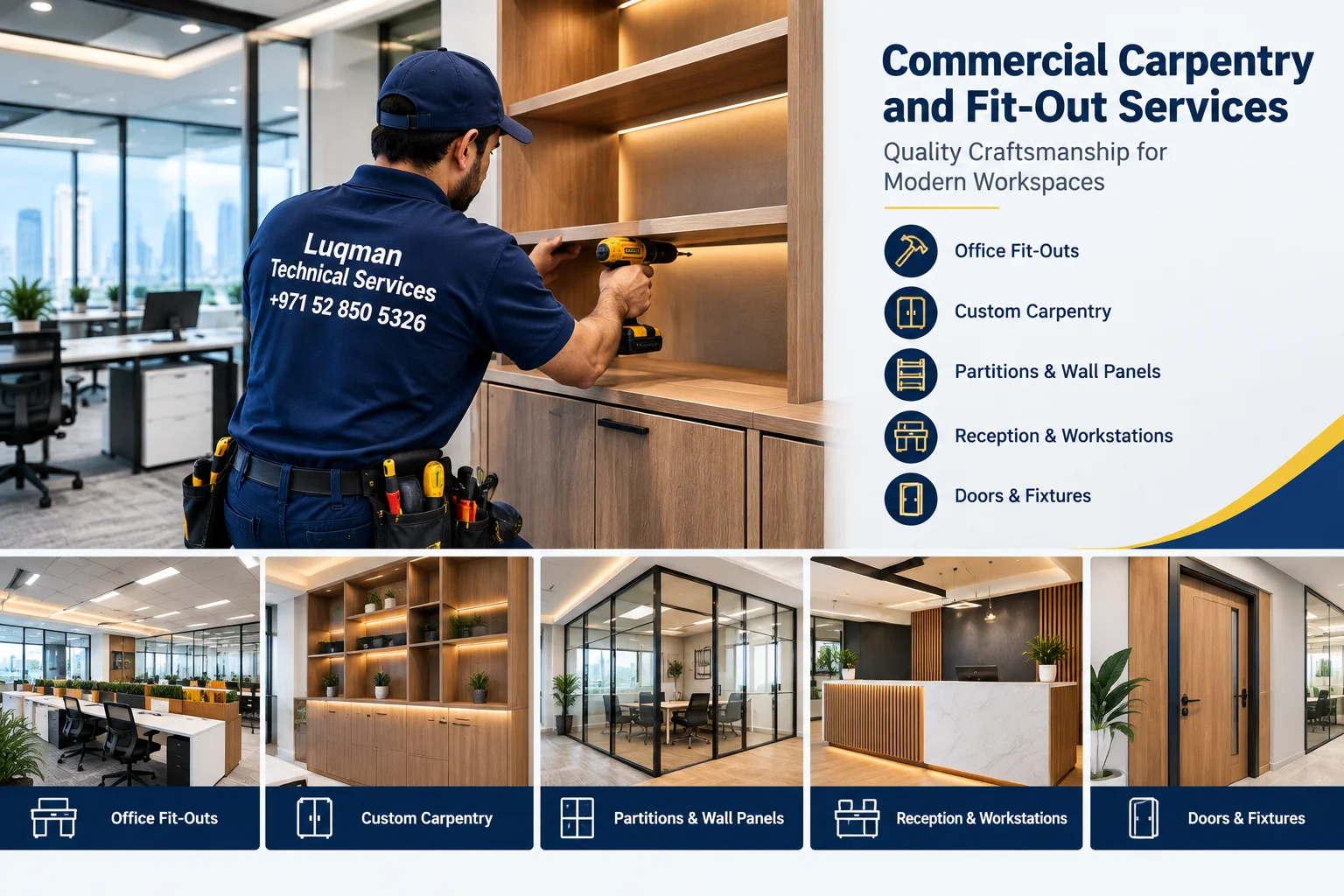 Commercial Carpentry and Fit-Out Services