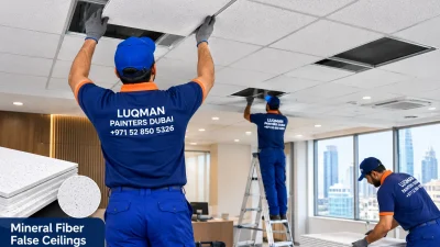 Mineral fiber false ceilings